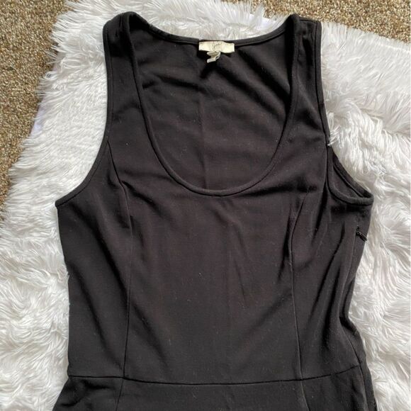 Joie Dress Sleeveless Black Flowy Stretchy Skater Rayon Spandex Women’s Sz Small - Picture 3 of 9
